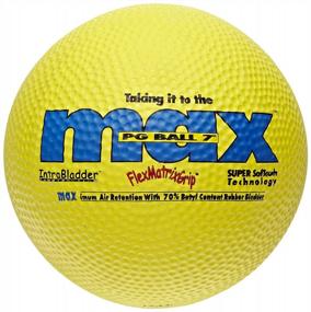 img 1 attached to Получите удовольствие от игры с 7-дюймовыми желтыми мячами для игровой площадки SportimeMax!