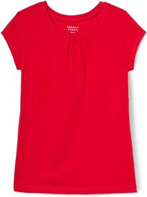 img 2 attached to Stylish Short Sleeve Girls' Clothing: French Toast Tops, Tees & Blouses