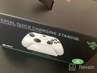 img 1 attached to Razer Universal Quick Charging Stand For Xbox Series XS: Magnetic Secure Charging And Perfect Controller Matching In Mineral Camo Design review by Lukundo Lim