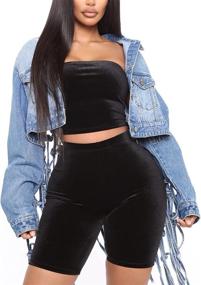 img 3 attached to ECHOINE Women Casual Denim Jacket Women's Clothing in Coats, Jackets & Vests