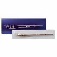 disposable microblading pen kit with sterile microblades - chuse m66 16 curved, 5pcs (gold) logo