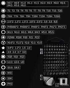 img 3 attached to 🛠️ AT117BL Precision Screwdriver Set Multi Bit Case Magnetic Repair Tool Kit for Knife iPhone Mac iPad Tablet Laptop Xbox PS3 PS4 Nintendo Game Consoles Eyeglasses Watch Cellphone PC Camera Electronics