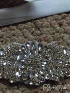 img 1 attached to Sisjuly Rhinestone Crystal Wedding Belt - Perfect For Prom, Party, And Evening Dresses review by Tina Moore