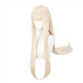 img 4 attached to C-ZOFEK Light Blonde Long Hair Yomoduki Runa Cosplay Wig For Halloween Or Daily Use