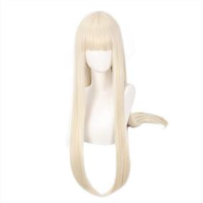 img 3 attached to C-ZOFEK Light Blonde Long Hair Yomoduki Runa Cosplay Wig For Halloween Or Daily Use