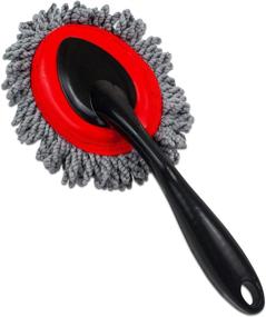 img 4 attached to 🧹 Detailer's Preference Mini Microfiber Duster Brush: Perfect for Cars and Homes