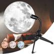 experience the romantic moonlight in your bedroom with tanbaby hd moon projector light: three adjustable brightness modes and usb charging logo