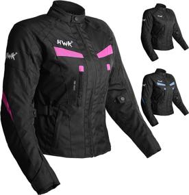 img 4 attached to Stylish Pink Women's Motorcycle Jacket: Waterproof, CE Armored, 🧥 XL, Ideal for Stunt Adventure & Rainy Rides - Stella