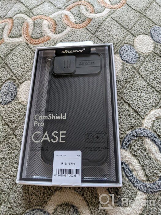 img 1 attached to Nillkin CamShield Pro Case for iPhone 12/12 Pro - Black review by Agata Konarska ᠌