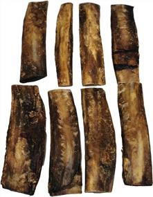img 3 attached to K9Warehouse Smoked Beef Rib Bones: The Perfect Dog Chews For Aggressive Chewers, Meaty And Savory Flavor With No Rawhide, 8-Pack Of Long Lasting 6"-7" Bones