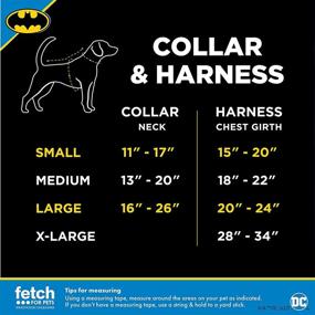 img 1 attached to 🐶 DC Comics for Pets: Batman Dog Harness - Medium Size | Comfortable No Pull Dog Harness with Batman Costume Design