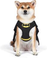 🐶 dc comics for pets: batman dog harness - medium size | comfortable no pull dog harness with batman costume design logo