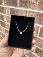 img 1 attached to Kooljewelry 14k White Gold Singapore Chain Necklace: Elegant Variety in Widths (0.7 mm, 1 mm, 1.4 mm, 1.7 mm) review by Evan Sharma