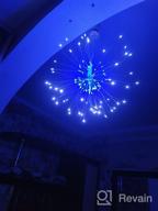 img 1 attached to Luazon Lighting Christmas figure "Salute", AA*4 (not included), 120 LED, blue-white review by Agata Wydra ᠌