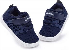 img 1 attached to BMCiTYBM Baby Boy Girl Shoes Breathable Mesh Walking Shoes Lightweight Non-Slip Sneakers Infant First Walkers 6 9 12 18 24 Month