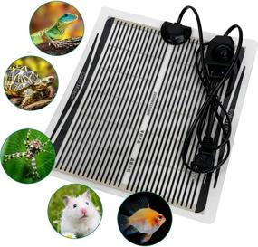 img 3 attached to 🦎 YOUMU Reptile Heating Pad - Temperature Adjustable Terrarium Heat Mat for Various Reptiles & Small Animals - (15W) (8.66in*9.84in)