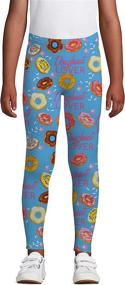 img 3 attached to 👧 Toddler Length Stretch Athletic Leggings: Girls' Clothing Essentials via Leggings