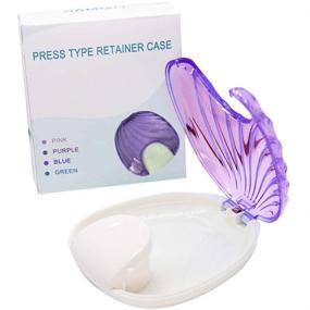 img 1 attached to 🦷 Компактный контейнер ортодонтического ретейнера: удобное хранение для средств по уходу за полостью рта
