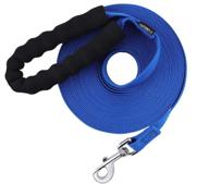 🐶 siumouhoi 30 ft long dog leash - comfortable padded handle, heavy duty nylon training lead for medium and large dogs logo