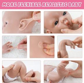 img 1 attached to Realistic 19-Inch Platinum Silicone Reborn Baby Boy Doll: Lifelike Newborn That'S Not Vinyl