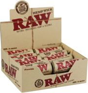 🔥 20pc display - raw natural hemp wick rolls - 20ft: a clean, sustainable alternative for lighting logo