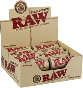 img 2 attached to 🔥 20PC Display - Raw Natural Hemp Wick Rolls - 20ft: A Clean, Sustainable Alternative for Lighting