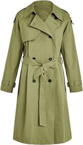 img 1 attached to 🧥 Makkrom Women's Windproof Classic Overcoat - Ideal Women's Clothing for Coats, Jackets & Vests