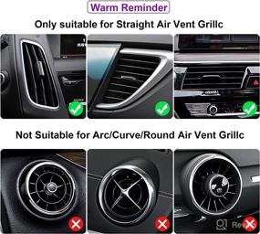 img 2 attached to BOAOSI 20Pcs Car Vent Decorative Trim Strip - Enhance Car Air Outlet 🚗 Decor with DIY Strips for Straight Air Vent Outlet - Stylish Car Interior Accessories