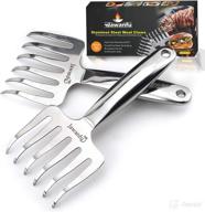 🍖 18/8 stainless steel meat shredding claws by jawanfu - grilling tools for handling, lifting, and shredding pork, chicken, brisket - bbq pulled pork claws логотип