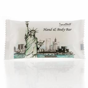 img 3 attached to Travelwell Landscape Series Hotel Toiletries Amenities Travel Size Massage Cleaning Soaps 1.0Oz/28G,Shampoo & Conditioner 2 In 1,Tooth Cleaners,Each 20 Individually Wrapped