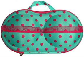 img 4 attached to HeFlight® Travel Home Organizer Zip Bag Case - Portable Waterproof Bra and Underwear Storage Bag