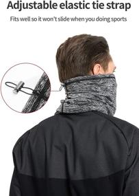 img 1 attached to Gaiter Winter Windproof Thermal Bandanas Women's Accessories : Scarves & Wraps