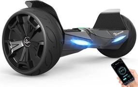 img 4 attached to Off-Road All-Terrain Hoverboard By EVERCROSS: 8.5" App-Enabled Bluetooth Scooter For Kids, Teens, And Adults