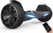 off-road all-terrain hoverboard by evercross: 8.5" app-enabled bluetooth scooter for kids, teens, and adults logo