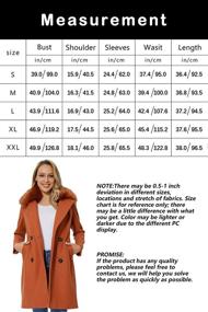 img 1 attached to Bellivera Women's Woolen Fleece Detachable Clothing: Coats, Jackets & Vests