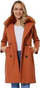 img 4 attached to Bellivera Women's Woolen Fleece Detachable Clothing: Coats, Jackets & Vests