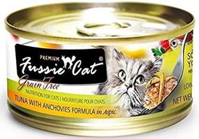 img 3 attached to 🐟 Fussie Cat Premium Tuna with Anchovies: 2.8 oz Canned Cat Food - 24 Can Case