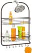 stay organized in style with mdesign extra wide hanging shower caddy storage organizer logo