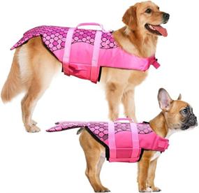 img 4 attached to Dog Life Jacket Lifesaver Preserver Dogs