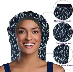 img 1 attached to 🎀 Satin Bonnet Braids Bonnets Hairband: Optimal Personal Care for Your Hair