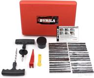 🔧 bvrila heavy duty tire repair kit - 37 piece universal tire plug set to fix cars, trucks, rvs, suvs, atvs - puncture repair tools with plugs for fixing flats logo