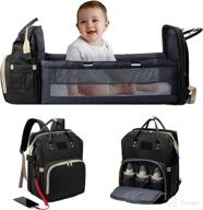 backpack changing portable multifunction waterproof diapering best on diaper bags logo