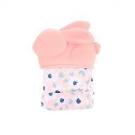 relieve your baby's teething pain with itzy ritzy's bunny teething mitt - adjustable, crinkly, and textured logo