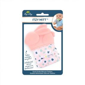 img 1 attached to Relieve Your Baby'S Teething Pain With Itzy Ritzy'S Bunny Teething Mitt - Adjustable, Crinkly, And Textured