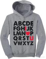 ❤️ valentine's day shirt: alphabet abc toddler kids t-shirts for boys and girls логотип