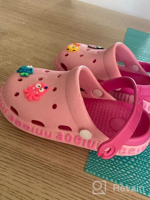 img 1 attached to JUXI Toddler Sandals Slippers Numeric_5 Boys' Shoes and Clogs & Mules review by Ashwin Worlds