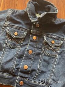 img 3 attached to Baby Boy's Unlined Denim Jacket by Wrangler