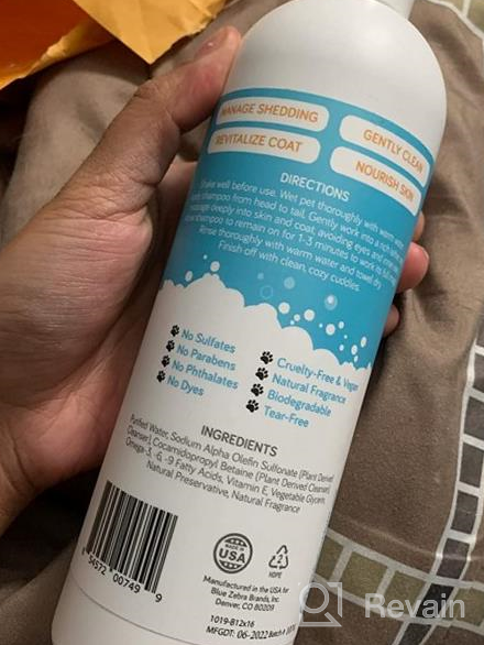 img 1 attached to Mighty Mutt Hypoallergenic De-Shedding Dog Shampoo 16 Oz - Reduce Shedding, Clean & Nourish Fresh Breeze Scent review by Michael Tran