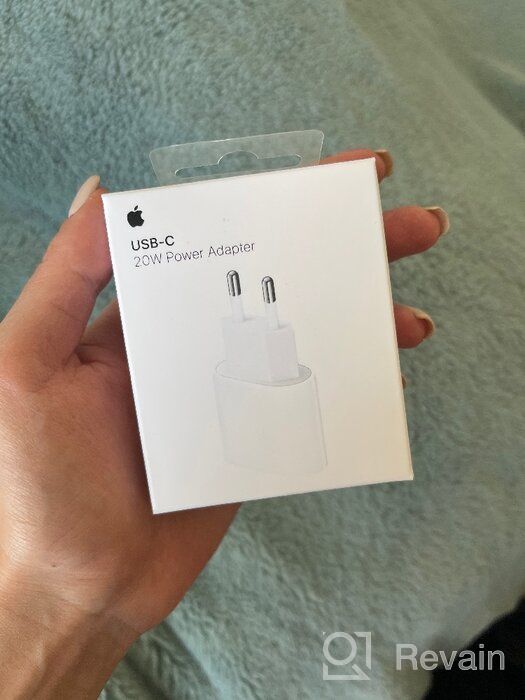 img 2 attached to Mains charger Apple MHJE3ZM/A, 20 W, white review by Vinay Chaudhari ᠌