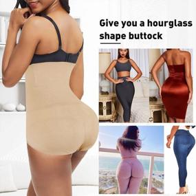 img 2 attached to Flatter Your Figure With Women'S Adjustable Waist Trainer And Control Shapewear With Butt Lifting Panty